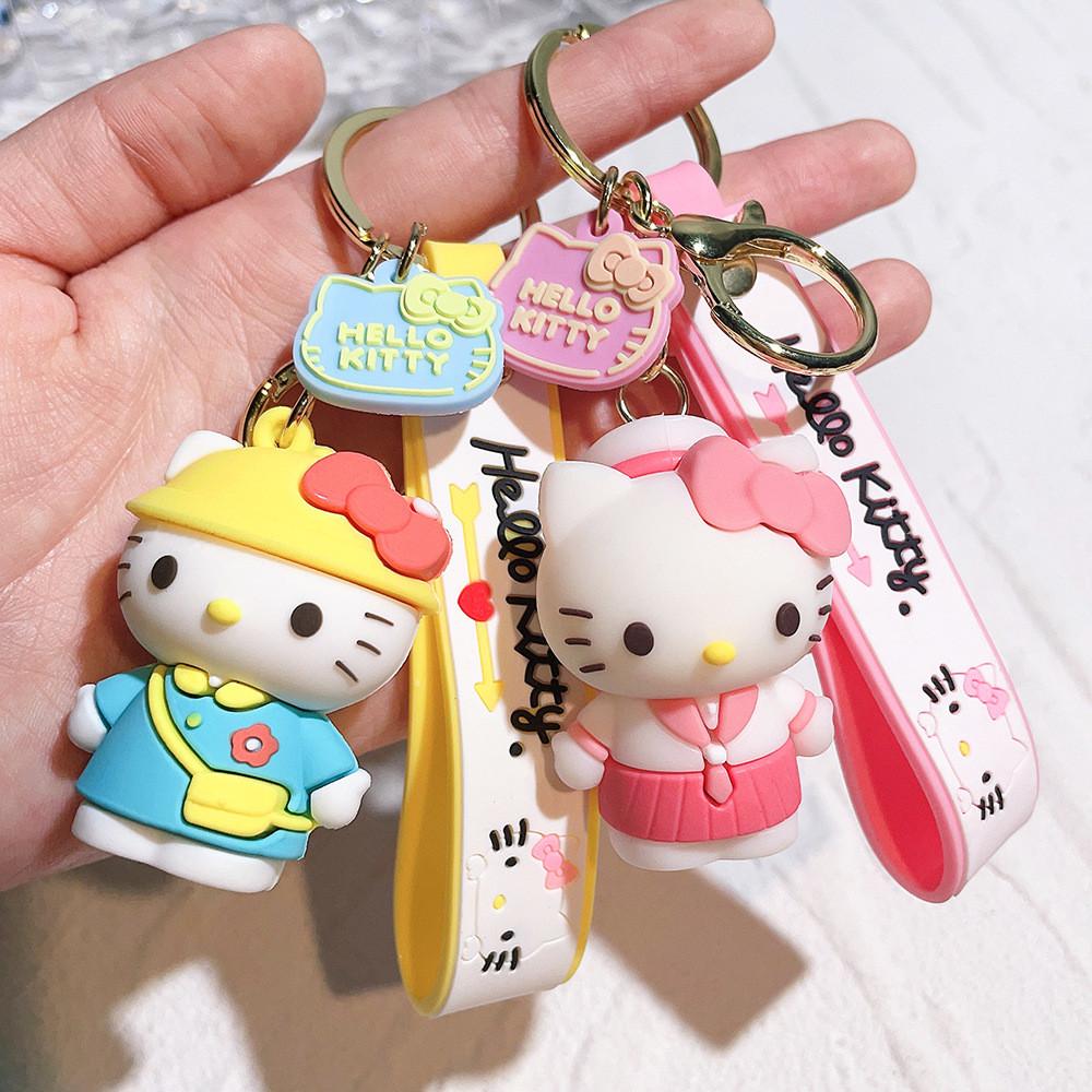 Entzückender Cartoon Hello Kitty Schlüsselanhänger Silikon Geschenke Perfekt Für Geburtstage Und Abschlussfeiern