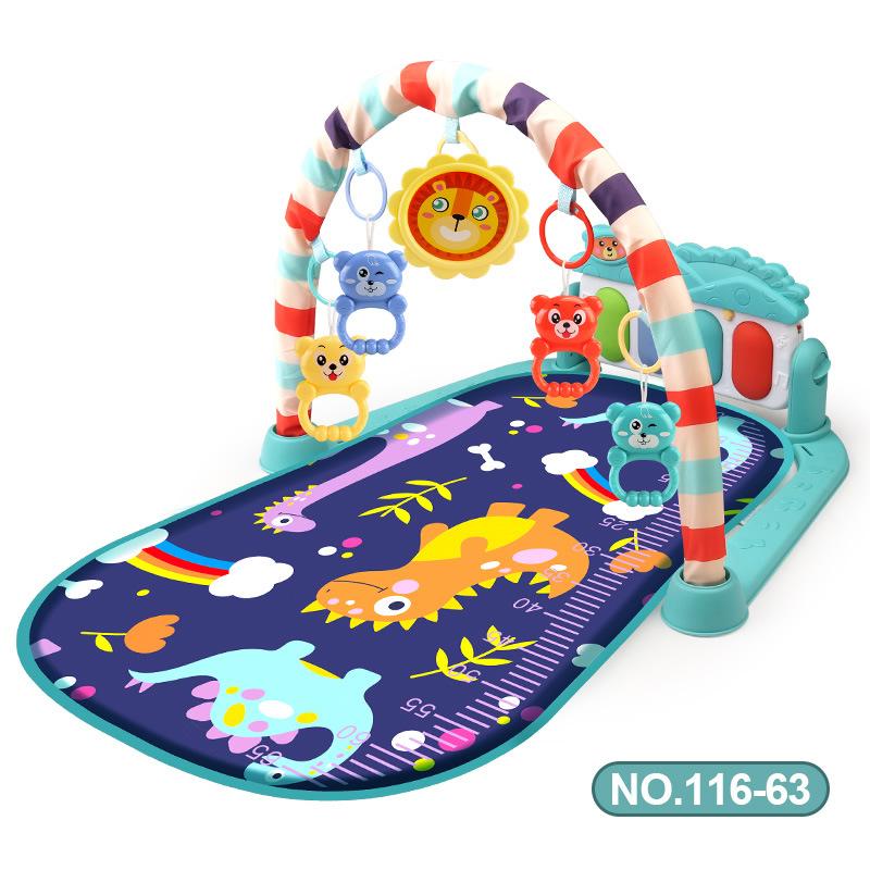 Fitness Stand Baby Music Pedal Piano Game Mat Baby Foot Piano 36 Month Old Newborn Toy