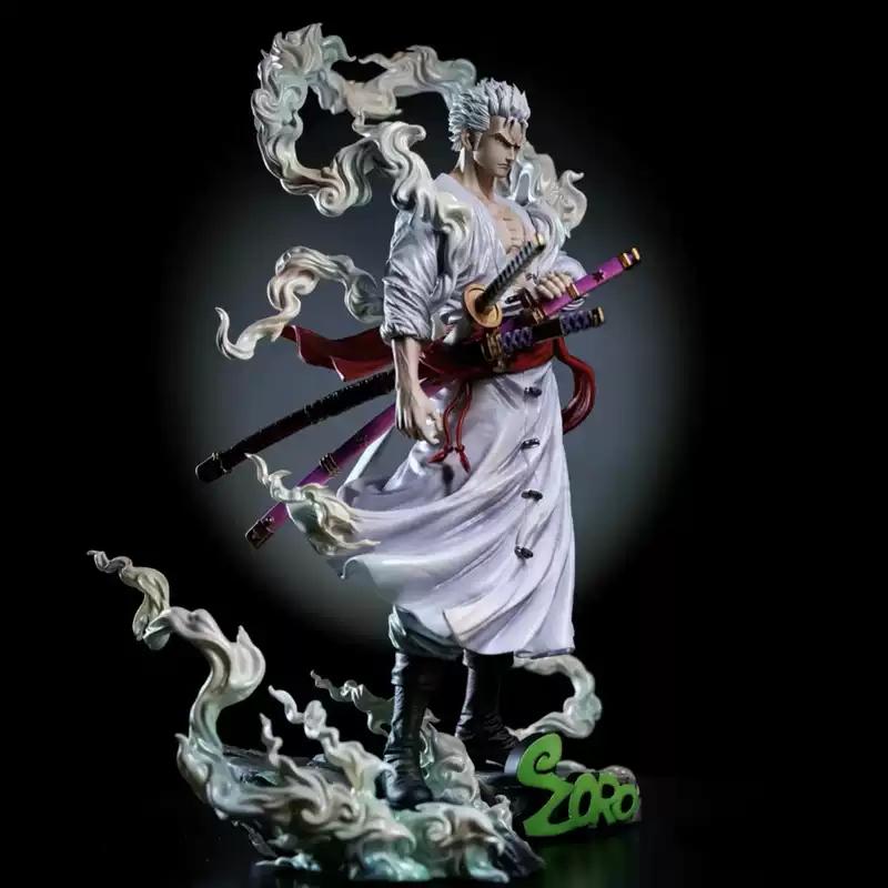 Fashnics Unisex One Piece Anime Statue Figure Straw Hat Pirate Statue Gk Figure Sanji Zoro Luffy Popular Cartoon Character Statue Surprise Gift