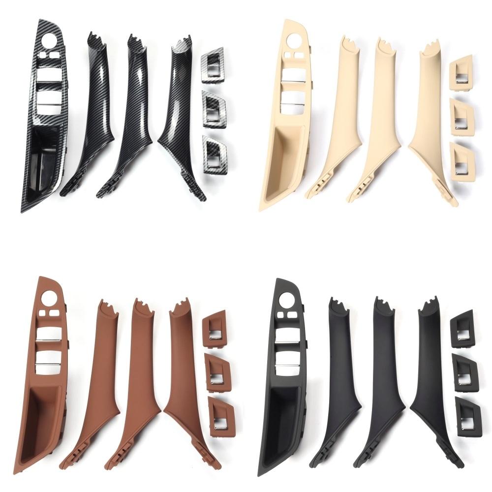 Quality Interior Front Door Armrest Panel Trim Pull Handle Set Replacement For BMW 5 Series F10 F11 F18 520i 523i 525i 528i 535i