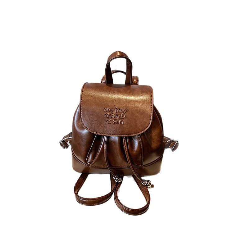 2025 Damen Retro Rucksack in Unifarbe - Vielseitiges, Exquisites Reiseaccessoire für Herbst und Winter