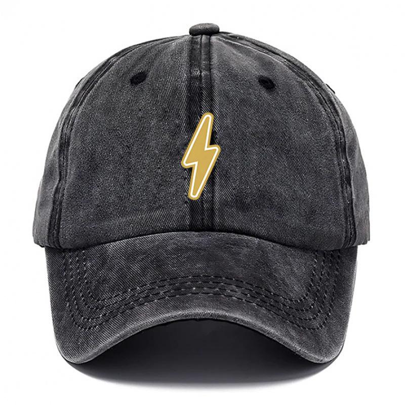 Pc Lightning Style Printed Hat Outdoor Style Hats for Women Baseball Hat for Men Baseball Caps Breathable Caps Adjustable