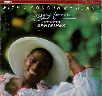LP Record JESSYE NORMAN - With A Song In My Heart 4126251 Philips 1984 France Jazz Used