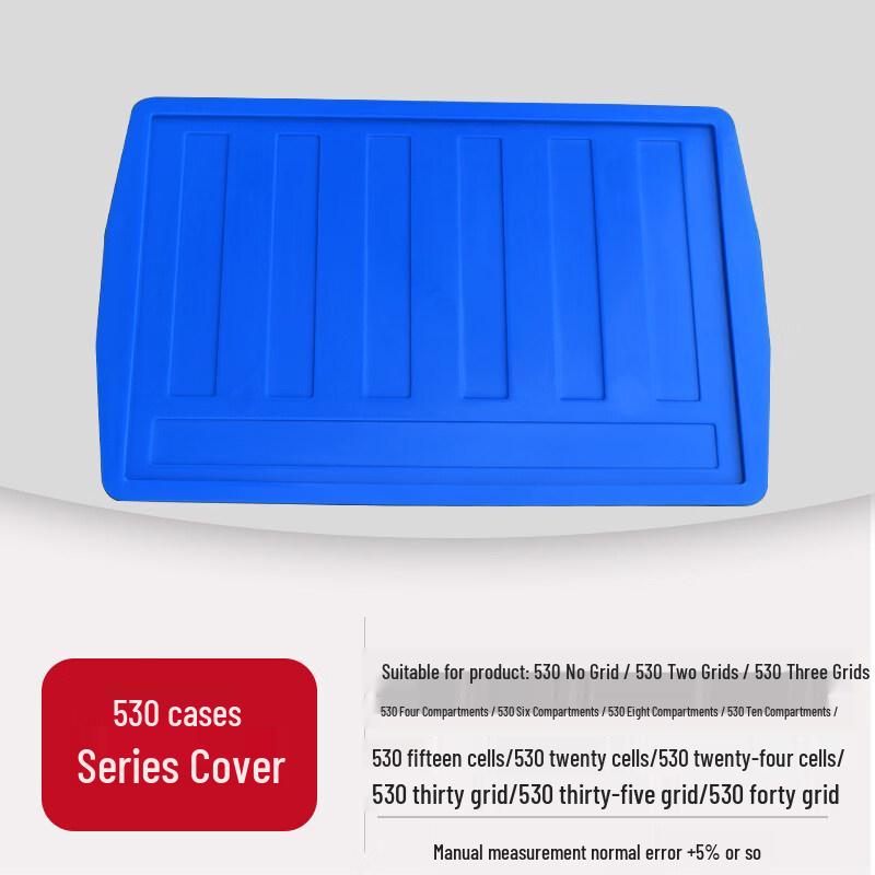Multi-Compartment Rectangular Plastic Storage Box