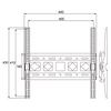 C43 Universal TV Wall Mount Bracket 60KG Load Bearing 15 Degree Tiltable Holder Fit 26-65 Inch LED LCD Flat Screen Monitor