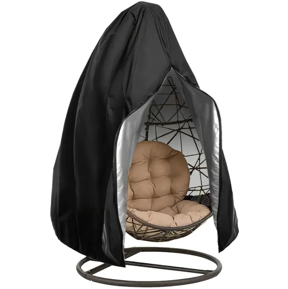 

Outdoor Swing Chair Eggshell Dust Cover Waterproof Rainproof Multi Color Protective Cover for Patio Furniture 190x115LL