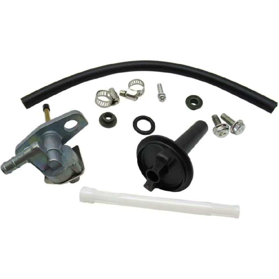 Fuel Valve Petcock with Lever Screw for 2005-2009 2011 Honda Foreman 500 TRX500FE 4x4 ES/500 TRX500FM 4x4 S 16950-HP5-601 16950-HM7-003