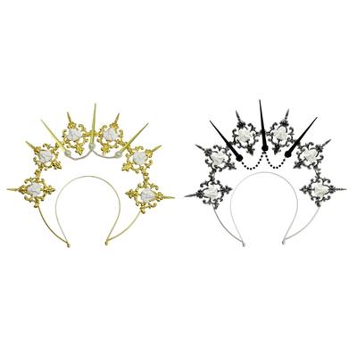 Sophisticated Headbands Elegant Metal Hair Accessory Comfortable Wear Hair Decors For Themed Event Cosplay