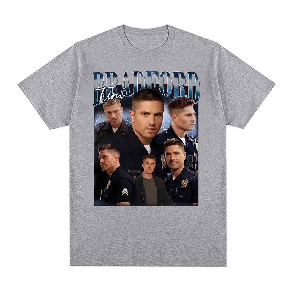 

Tim Bradford The Rookie Vintage 90s Film Graphic 2026 Summer 100% Pure Cottont-shirts for Men Fashion Hip Hop Oversized Comfort M