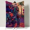 Game HHotline MMiami Throw Soft Warm Flannel Throw Blanket Multiuse for Sofa Bed Office Nap
