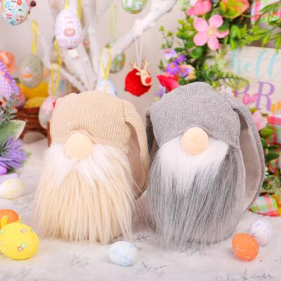 Easter Long Ear Bunny Doll Ornament Creative Faceless Elf Doll Party Decorations
