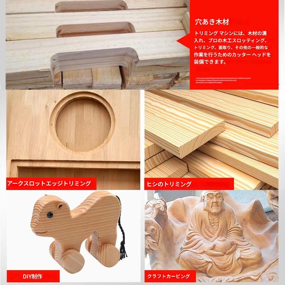 zmart Tungsten Carbide Router Bit Set of 15, 6.35mm Shank, Wood Case, Milling Cutter, Carbide