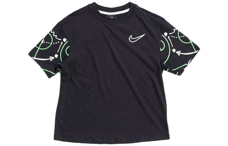 

Nike T Shirts Women s Black Crew Neck Moderate Straight Fit CW6754-010 XXL