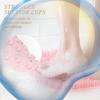Shower Foot and Back Scrubber Mat with Suction Cups Silicone Back Foot Washer 11.81x9.06inch for Seniors Men Women Bathroom Use