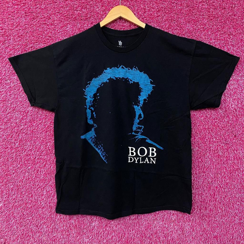 Bob Dylan Silhouette Milton Glaser Kunst Grafik T-Shirt Groß