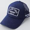 AVIREX Mesh Military American Casual Summer Baseball Air Force Indigo 6-Panel Cap, Low-Profile Cap, Embroidered, Men's MA-1 Cap,