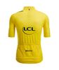 Santini Cycling Jersey, Tour De France - Men's Overall Leader Jersey, Fun Line, Size L