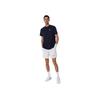 New Asics COURT SHORT T Shirt Men's Dark Blue 2041A339-400
