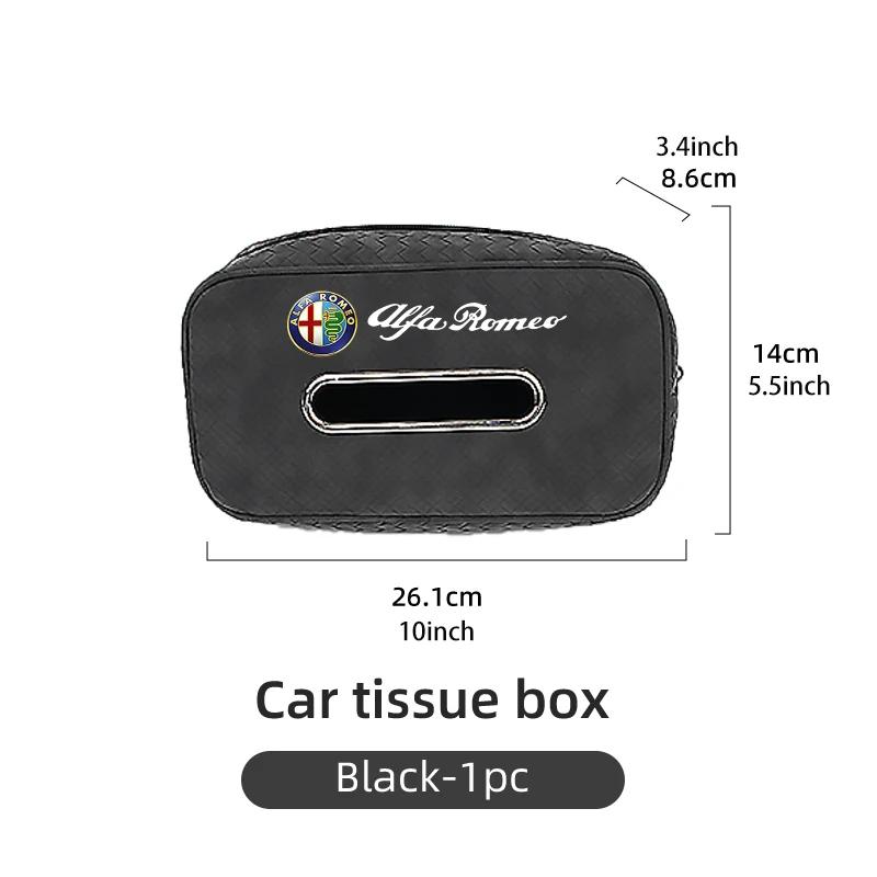 

Car Stickers For Alfa Romeo Multifunctional Car Seat Back Tissue Box Hanging Storage Boxs Auto Organizer Accessories For Alfa Ro
