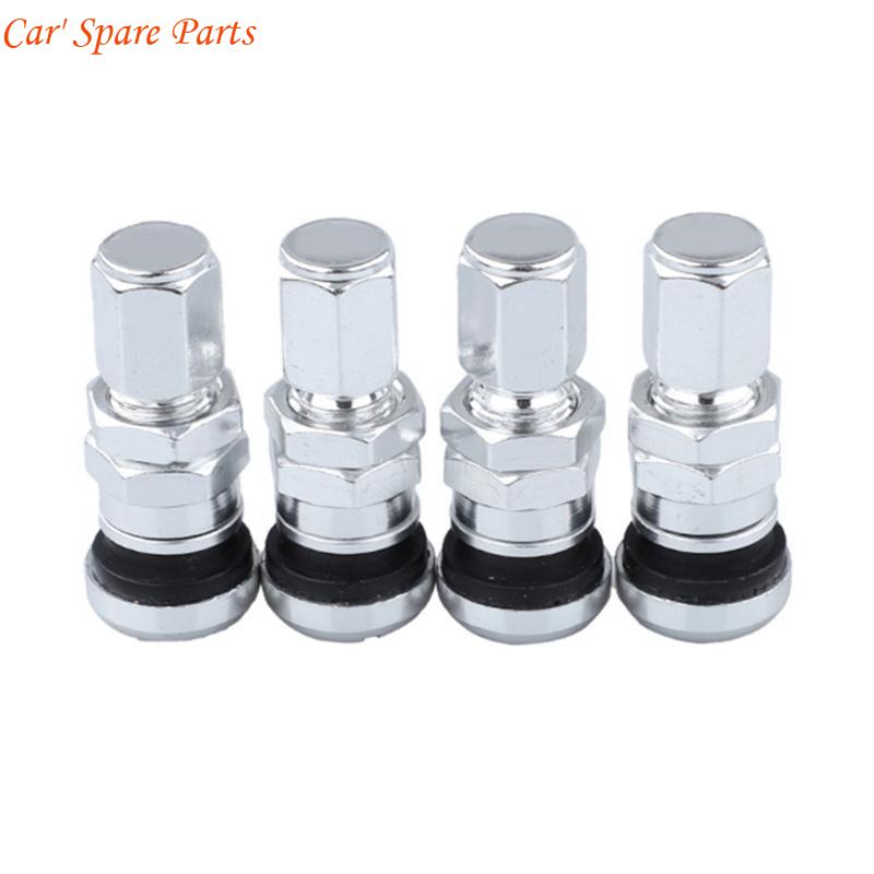 Y4UA Multifunctional Car Tire Valves Stems Cores Aluminum with Protective Caps for Various Vehicle Extreme Driving Conditions