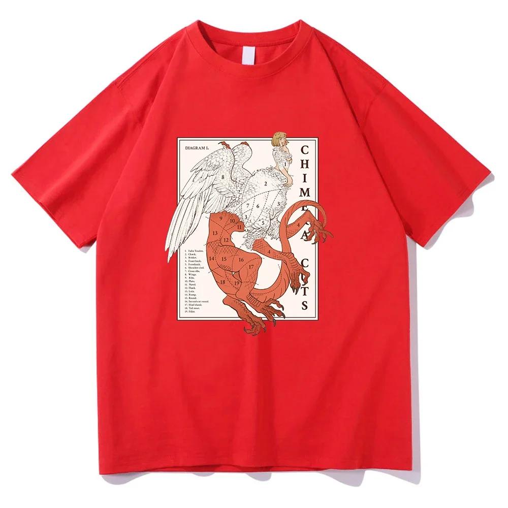 Delicioso en Dungeon Falin Chimera Cortes Camiseta Moda Harajuku Marcille Chilchuck Camiseta Unisex Vintage