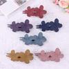 4Pcs Flower Hair Clips  Matte Black Floral Hairpins Hair Claw Clips Non-Slip Hair Clamps Grab Elegant Hair Accessories