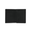 Daks Black Dd Plate Logo Matte Leather Business Card Wallet