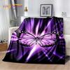D Cartoon Dream Butterfly Flower Soft Plush BlanketFlannel Blanket Throw Blanket for Living Room Bedroom Bed Sofa Picnic Cover
