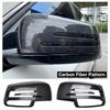 2pcs Replacement Carbon Fiber Pattern Rearview Side Mirror Cover Caps For Mercedes Benz W176 W246 W204 W212 W221 C117 X204 X156
