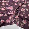 100x150cm Floral Printed Style Fabric Summer Silk Chiffon Fabric for Diy Sewing Soft Comfortable Dress Shirt Pajamas Pants