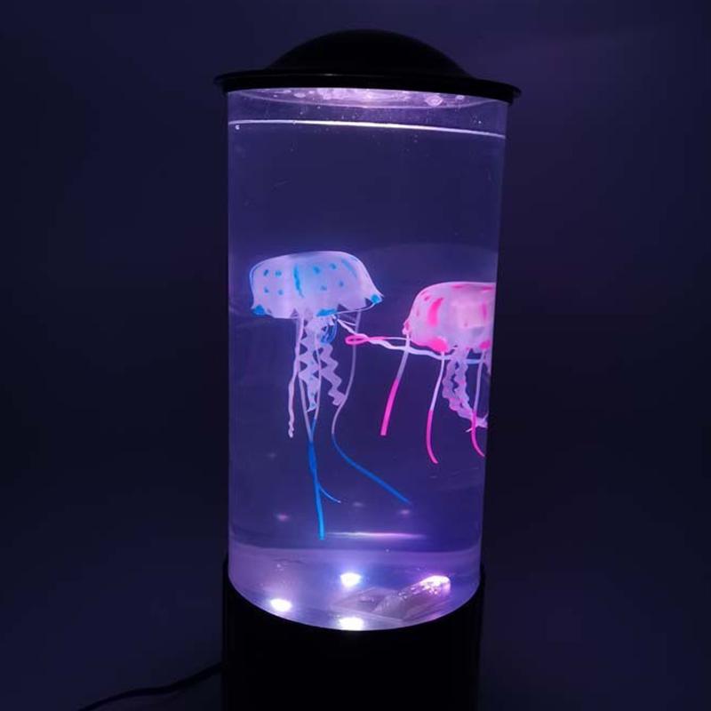 3Pcs Artificial Glowing Fluorescent Jellyfish Aquarium Decoration Fish Tank Underwater Plant Marine Aquatic Landscape Ornament