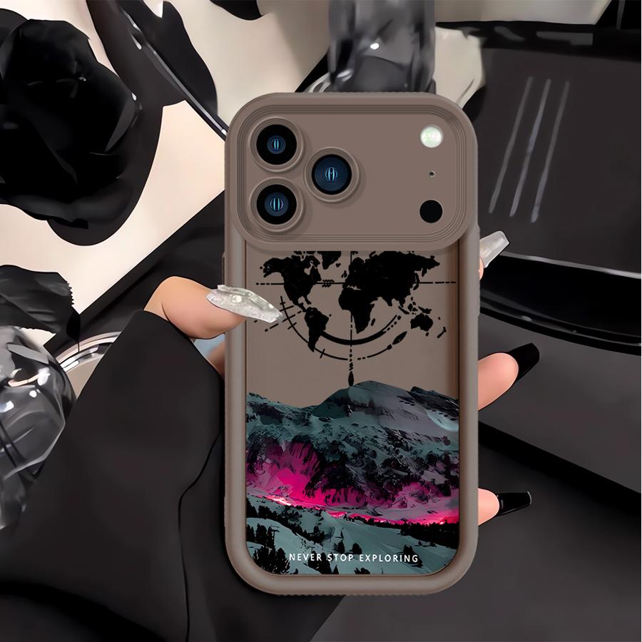 

Aircraft Mountain Peak Case for Apple iPhone 17 Pro Max 13 Mini 12 15 16 16e XS 11 14 Plus Air XR Phone Cover iPhone 16 Plus