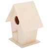Hanging Bird House Wooden DIY Bird Feeder Houses for Decorations Indoors GardensSingle Layer No. 3