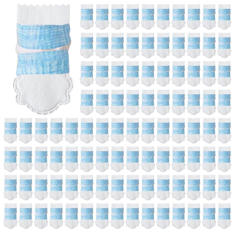 Disposable Dog Booties for Dog Cats,100Pcs Waterproof Breathable Pet Booties Paws Protector,Disposable Dog Foot Cover 2 to 15 pounds
