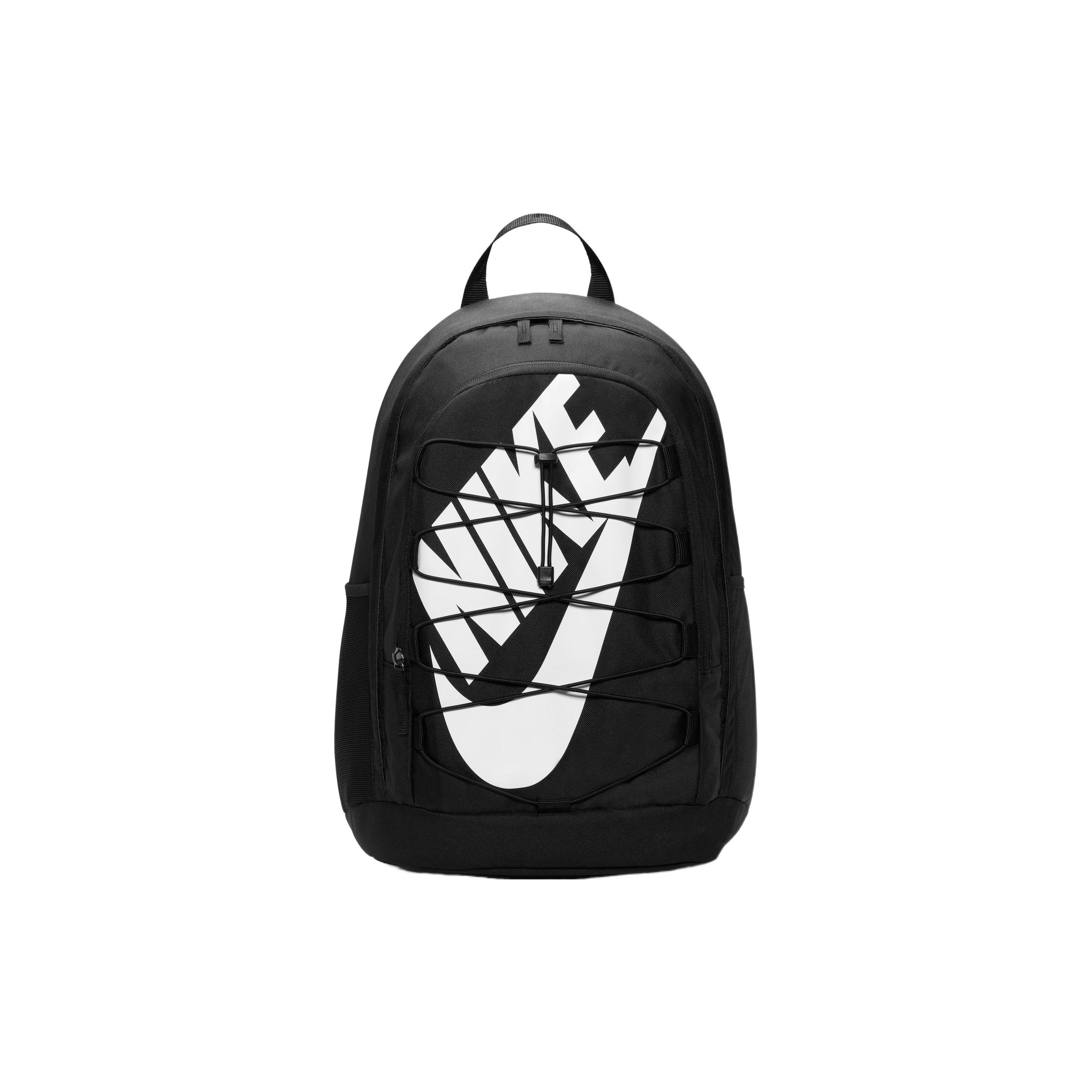 Nike Hayward Drawstring Large Logo Fabric Backpack Unisex Backpack Black DV1296010 Black