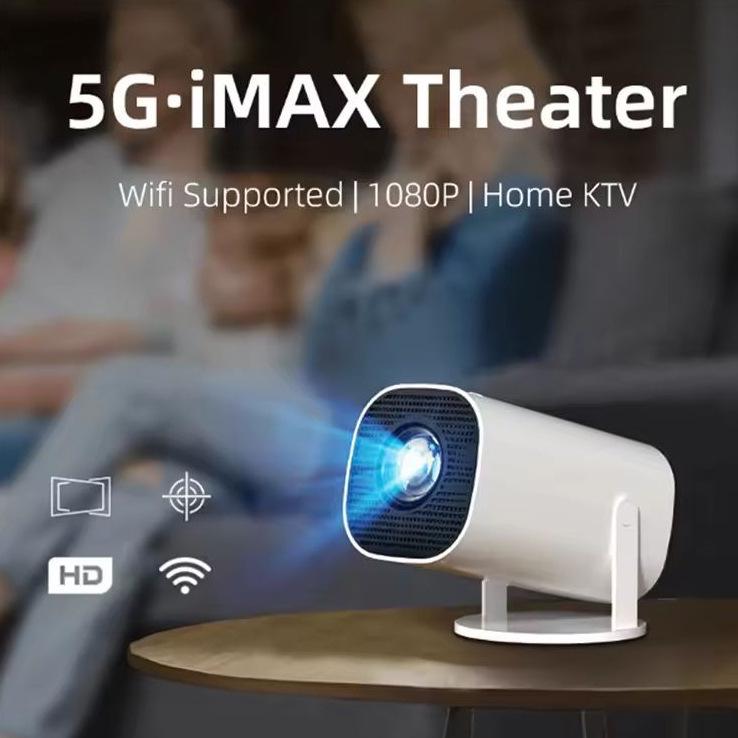 P30 Pro 4K Portable Projector: High-Definition Screen Mirroring for Home TV Use