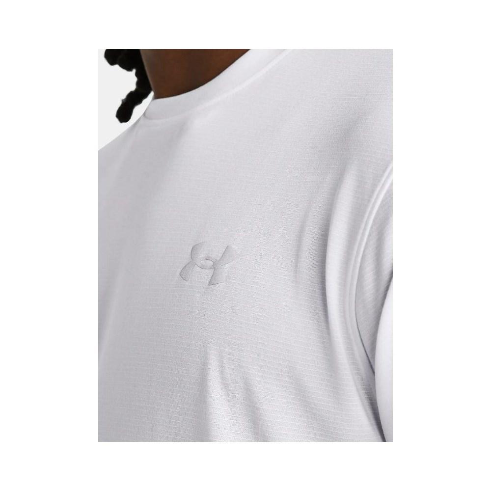Under Armour Launch Short Sleeve T-shirt Elastic White