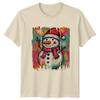 SnowUnisex Christmas Holidays Unisexs Unisexs Graphic Tee Shirt Festive Winter Design