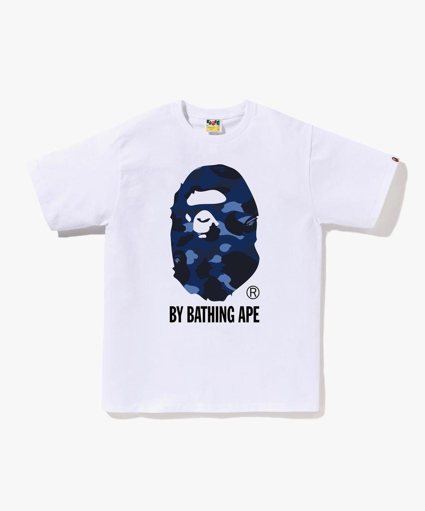 Beipeu Kleur Camo By Bathing Ape T-shirt (M) Wit/Marineblauw