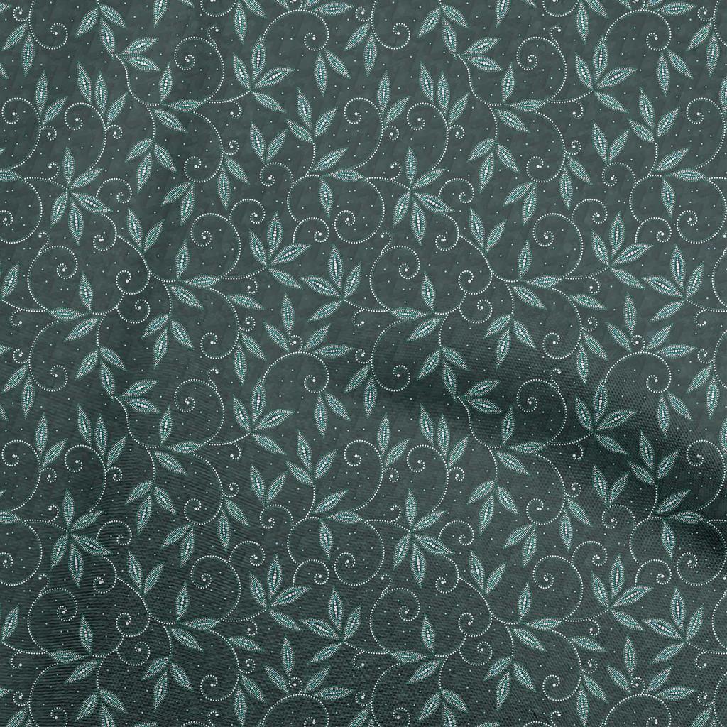 oneOone Cotton Flex Dusty Pink2 Fabric Dotted Floral Dress Material Fabric Print Fabric By The Yard 40 Inch