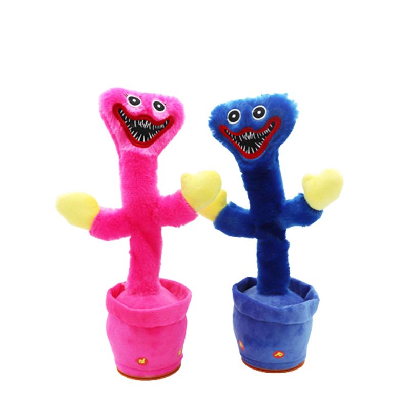 Poppy Huggy Playtime Wuggy Dancing Speaking Cactus Interactive Dance Toy Plush