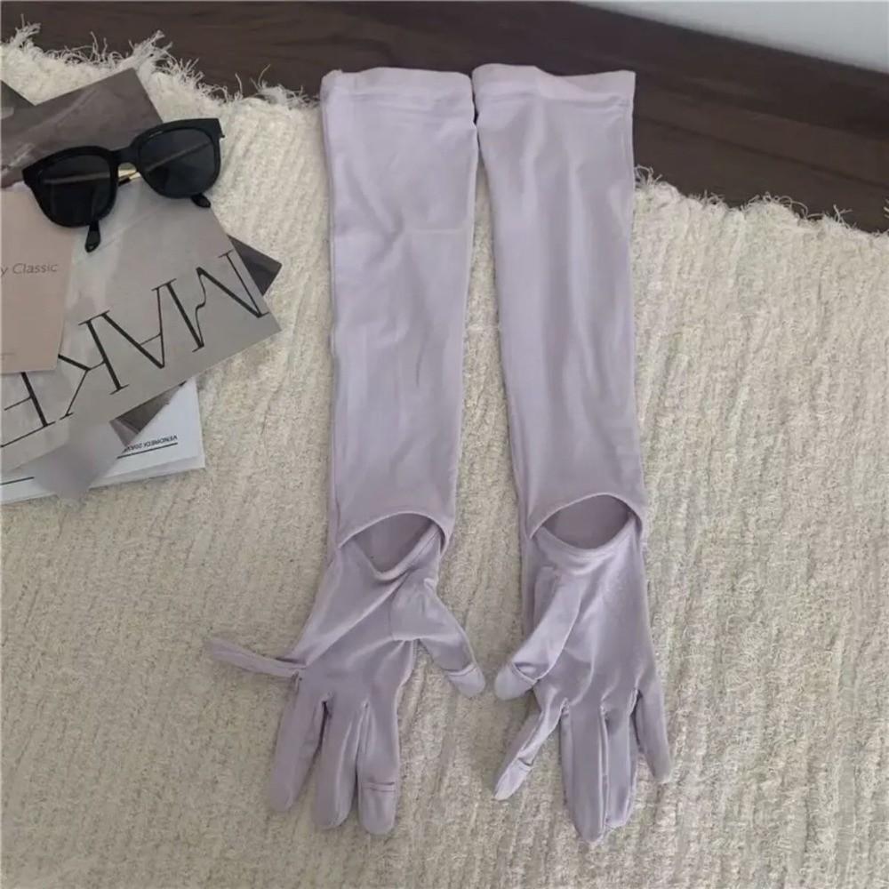 Dopamine Women's Long Gloves UV Protection Arm Protector Sleeves Gifts Sunscreen Gloves