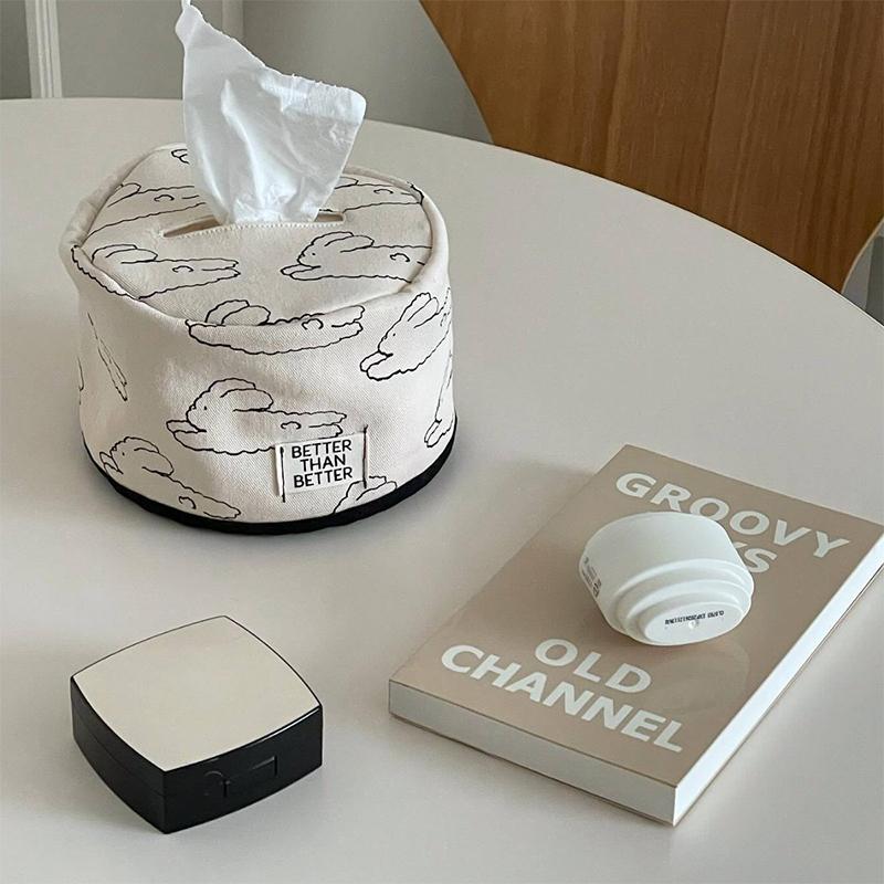 Bowknot Tissue Paper Storage Box Roll Paper Tissue Case Holder Car Napkin Tissue Box Living Room Table Decor Home Organizer