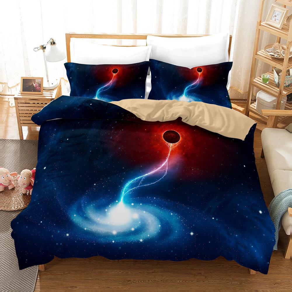 Space Planet E-Commerce Three-Piece American 3D Digital Printing Kit