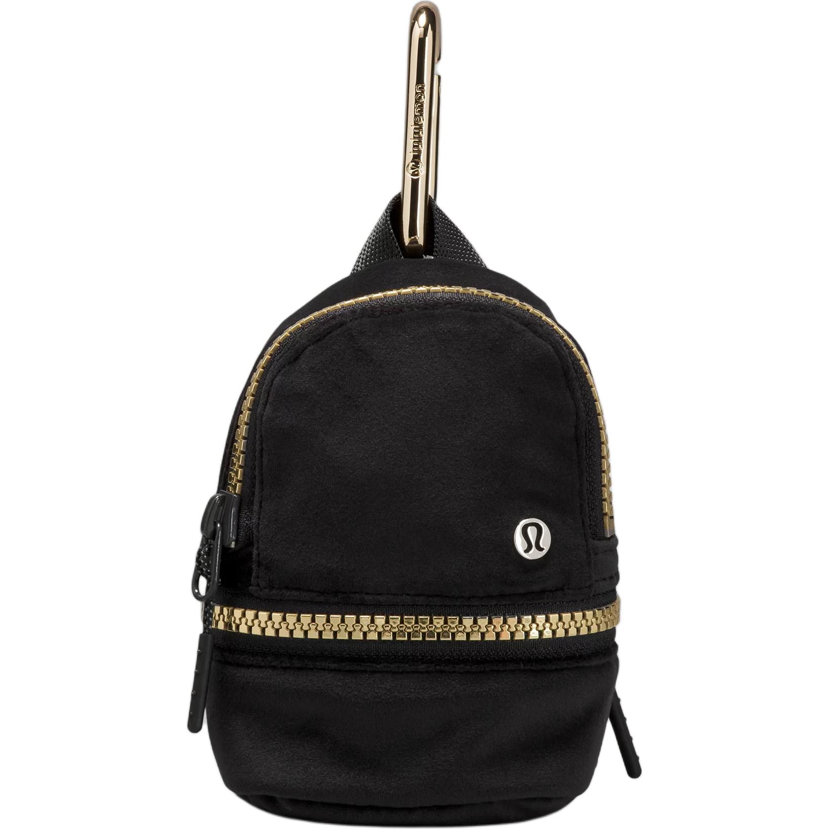 Lululemon City Adventurer Fashionable Versatile Zipper Closure Nylon Storage Bag Women Bags Black LW9EJOS-0001 Black