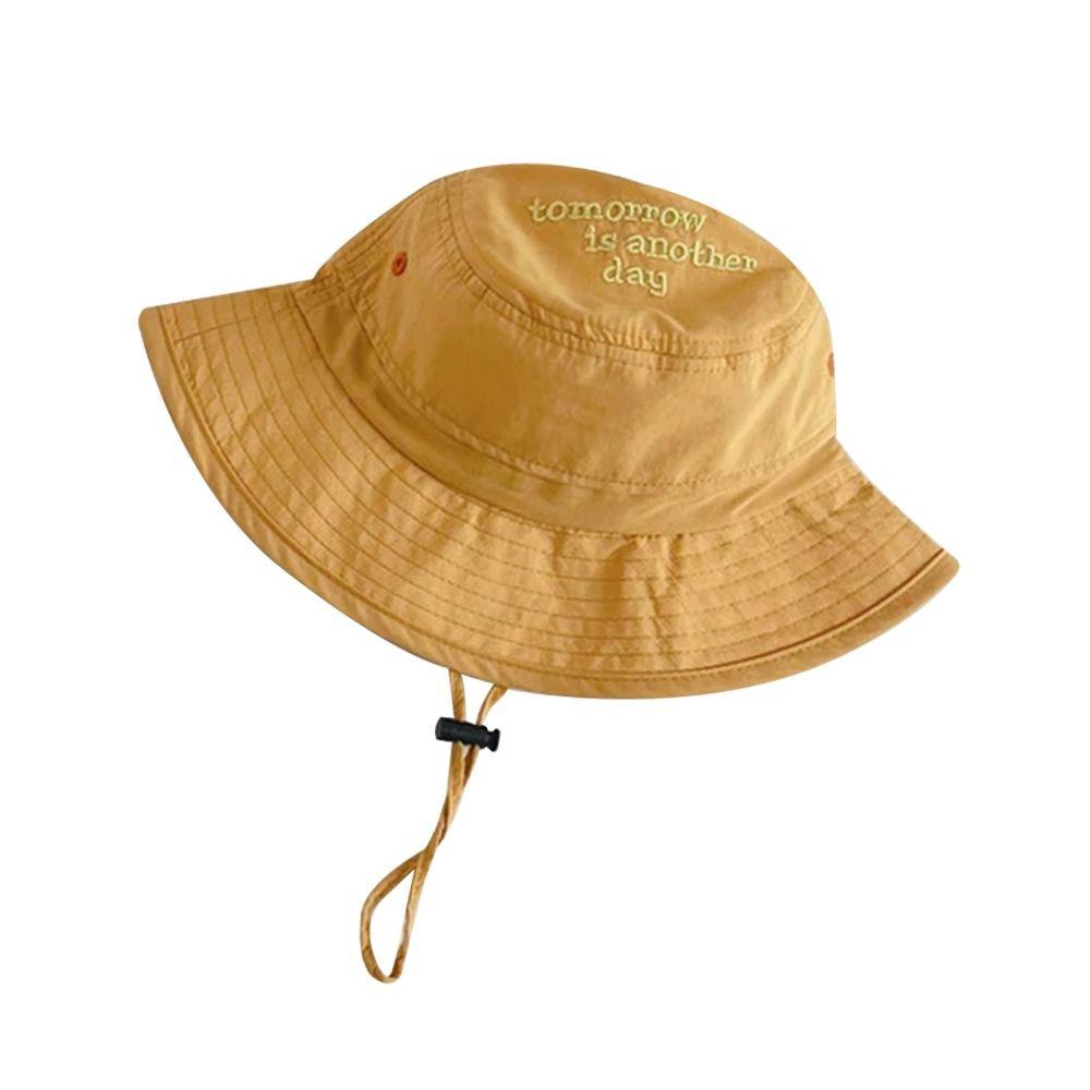 Cute Kids Bucket Hat UV Protection Beach Cap Outdoor Sun Cap  Infant Girls Boys