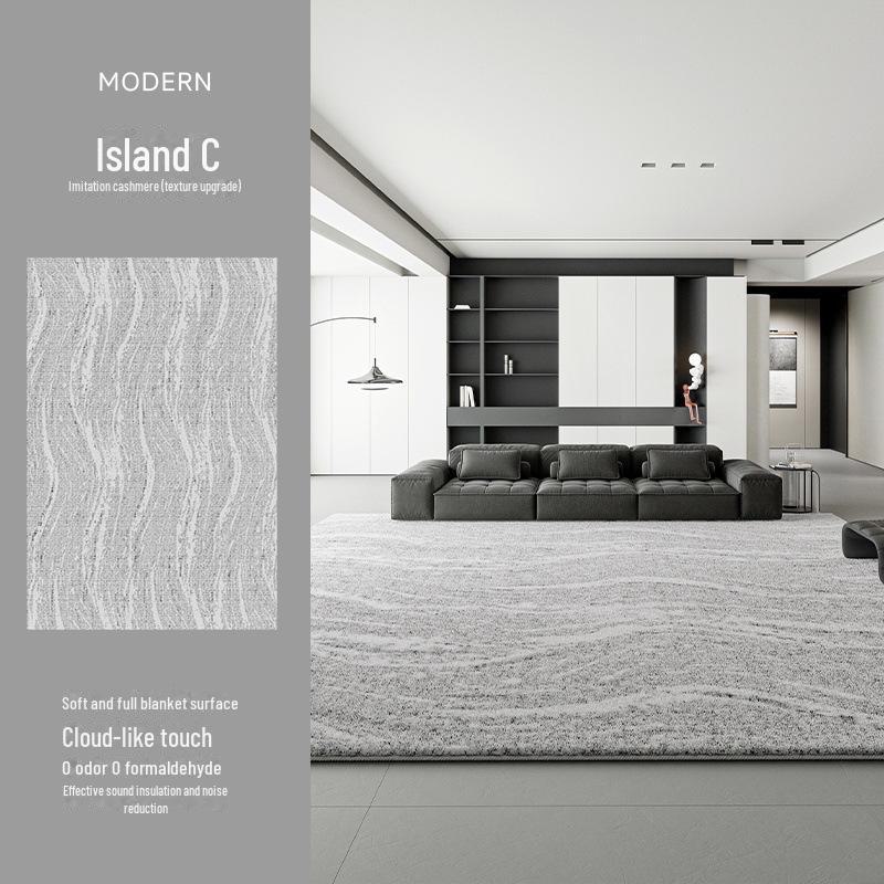 2024 Italian Living Room & Bedroom Imitation Cashmere Carpet - Thick, Dirt-Resistant, Low Maintenance
