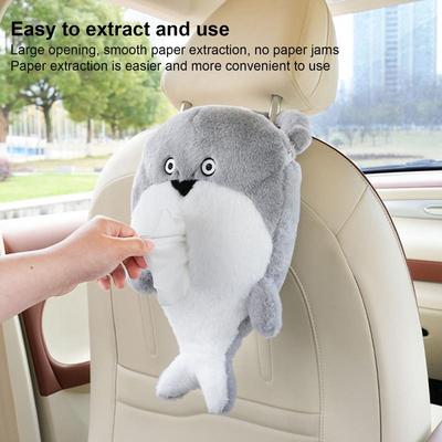 Cartoon Tier Katze Taschentuchbox Plüsch Taschentuchbox Niedlicher Serviettenpapierhalter Plüschtier Papierhalter Lustiges Tier Plüschtier