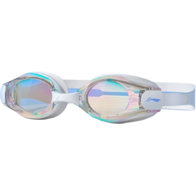 Li Ning Swim Goggles Polycarbonate, Silicone Unisex White LXJU503-2