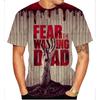 Summer Fashion Horror Art 3D Printed Walking Dead Cool Personalized Street Fashion T-shirt